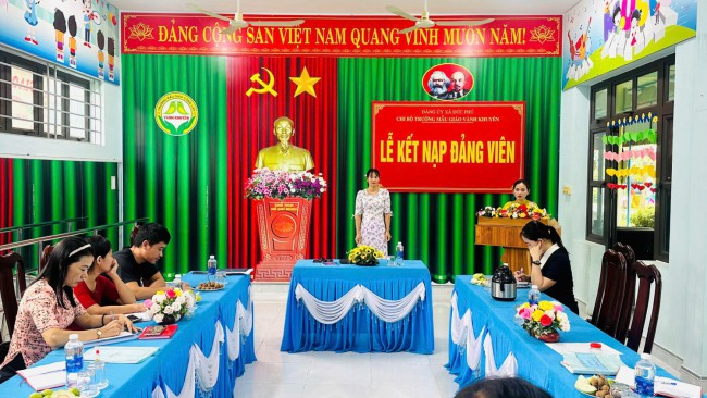 Chi bộ Trường Mẫu giáo Vành Khuyên – Một tập thể đoàn kết, trách nhiệm, phấn đấu hoàn thành chỉ tiêu phát triển Đảng năm 2025