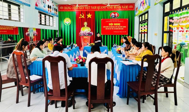 Hội nghị kiểm điểm và đánh giá, xếp loại chất lượng  đối với tập thể, cá nhân năm 2025